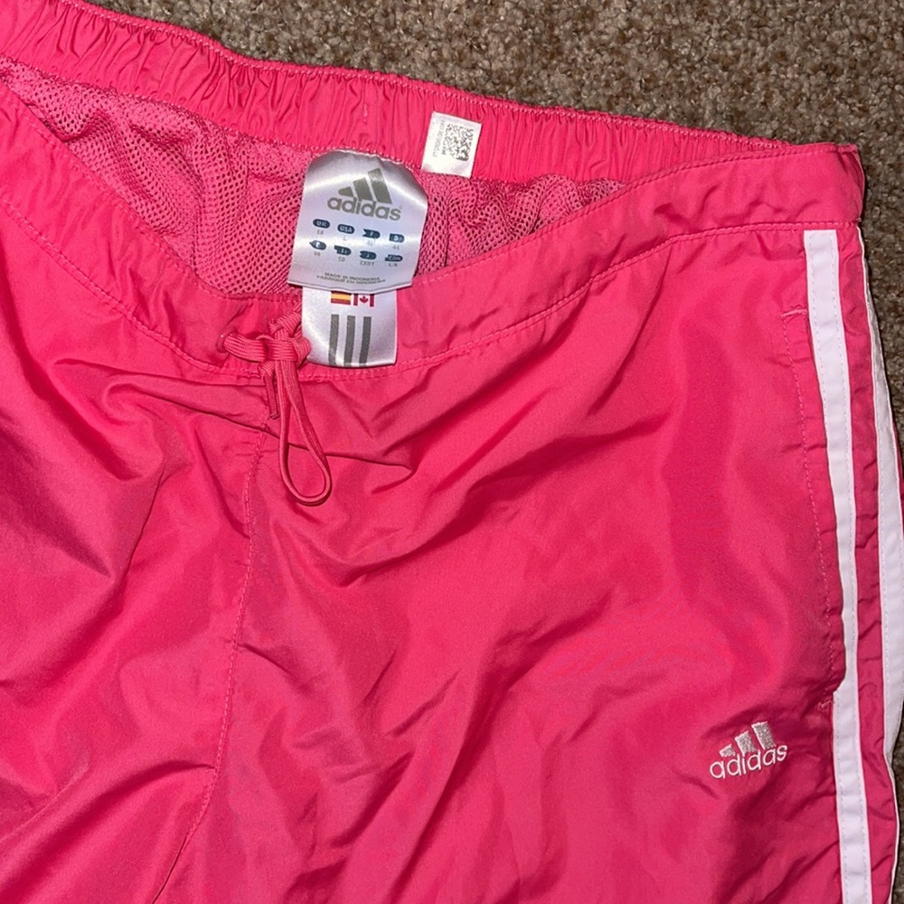 ADIDAS MESH STYLE PINK PANTS (read description) - Picture 2 of 4